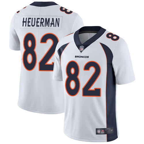 Men Denver Broncos #82 Jeff Heuerman White Vapor Untouchable Limited Player Football NFL Jersey->denver broncos->NFL Jersey